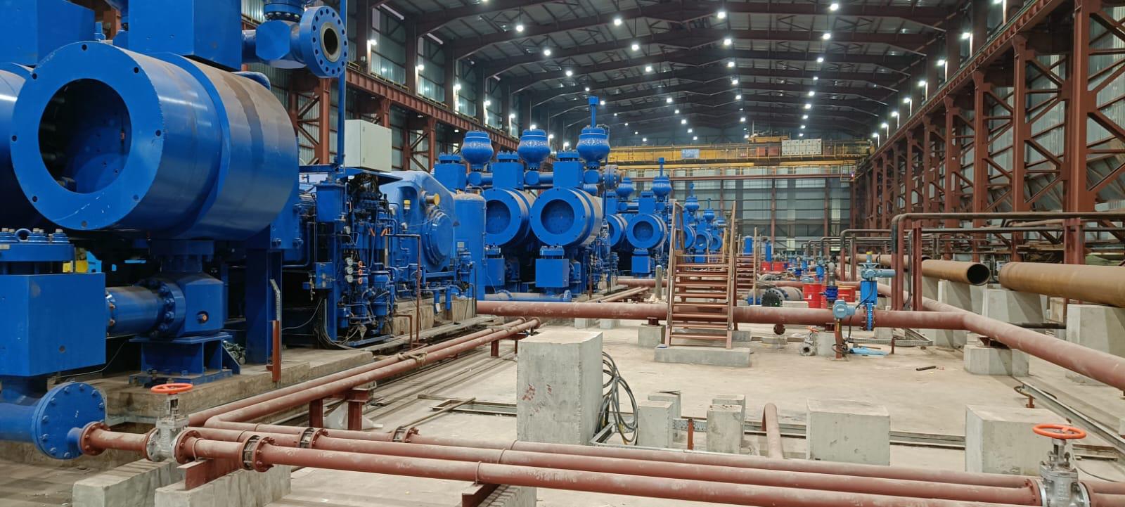 Pump station interior