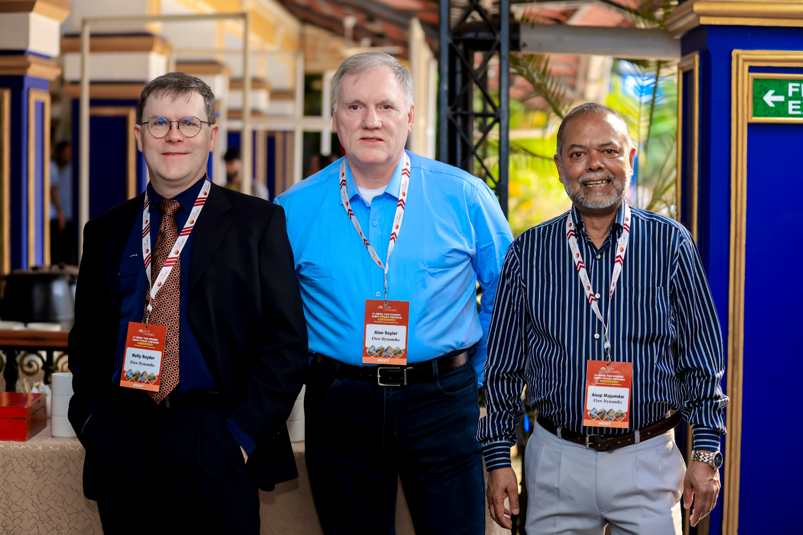 Kelly Snyder, Alan Sayler and Anup Majumdar hosting